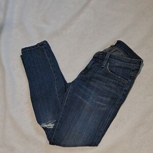 Current/Elliott The‎ Stiletto Windmill Destroy Jeans. Size 0/24.